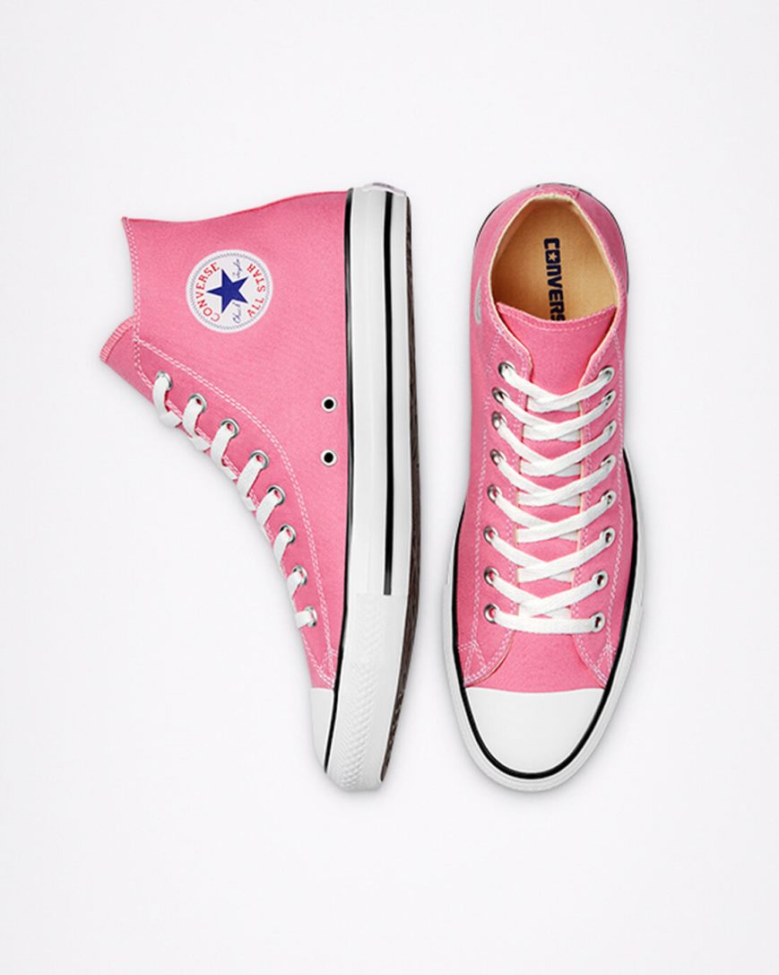 Women's Converse Chuck Taylor All Star Classic High Top Shoes Pink | AU 90C84O